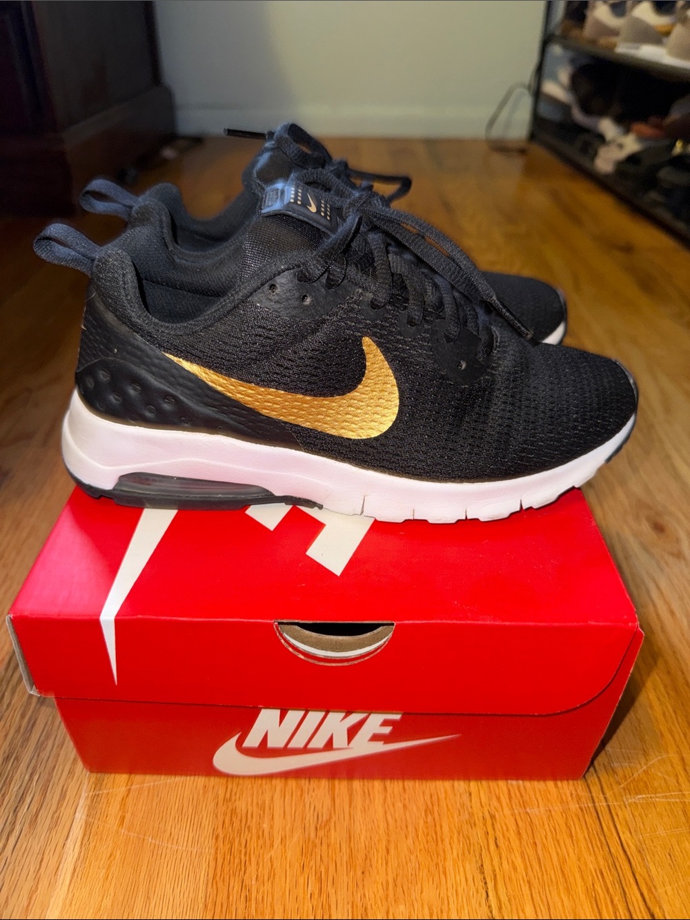 Nike Black and Gold Women's size 5.5 Athletic Shoes